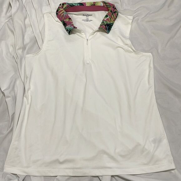 NWOT - Tommy Bahama- L. Sleeveless Golf Top - Picture 1 of 7